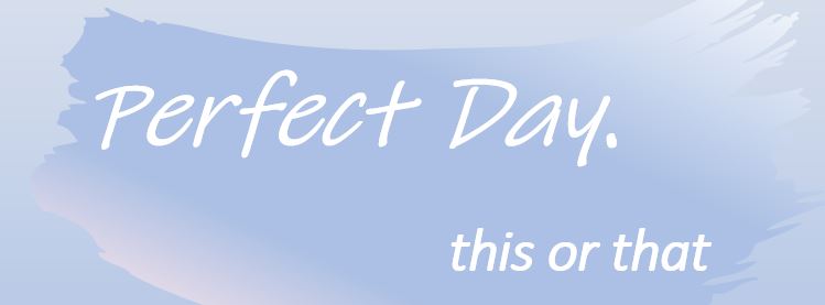 The perfect day (this or that)